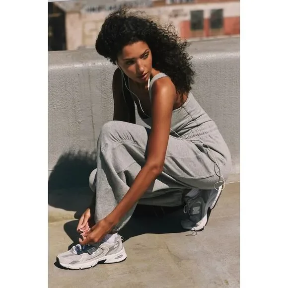 Free People Movement Inbound Onesie in Heather Grey Size Medium - Picture 12 of 12